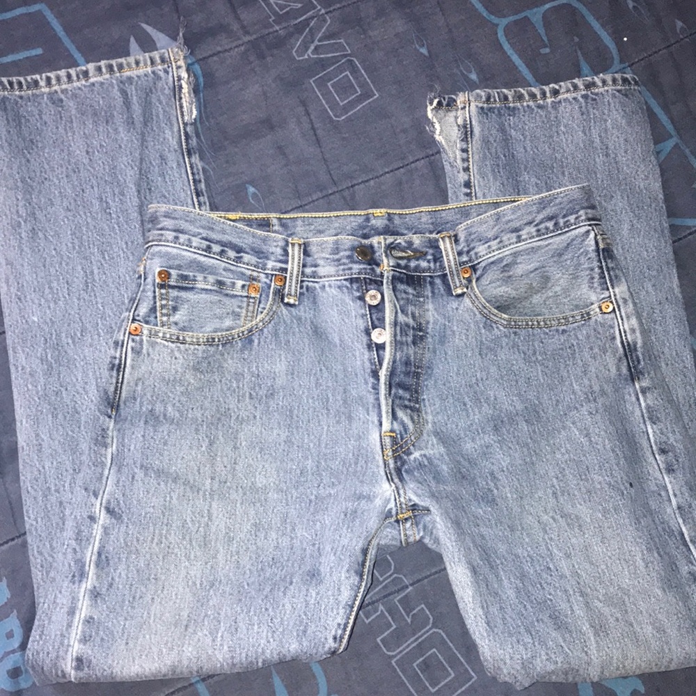 Levi button fly jeans